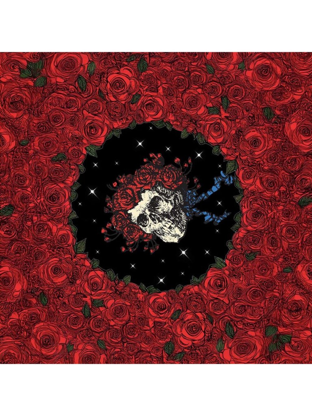 Grateful Dead Bertha Roses Bandana ~ 22" x 22" ~ Officially Licensed ~Brand New!